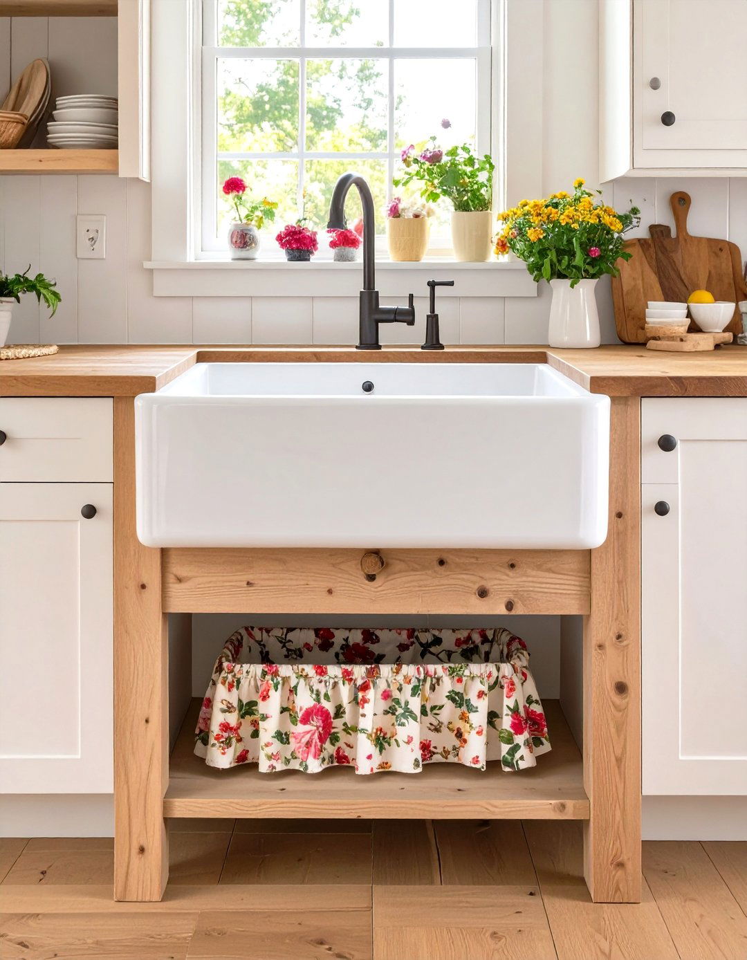 A Standalone Sink Unit with Legs - 30 unfitted kitchen ideas