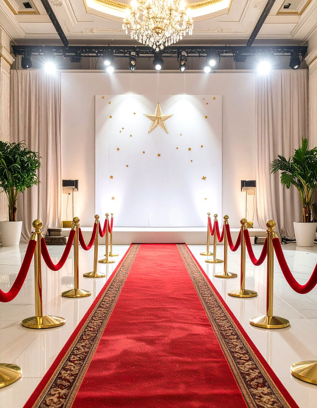 A Star is Born Movie Premiere - 30 baby shower backdrop ideas