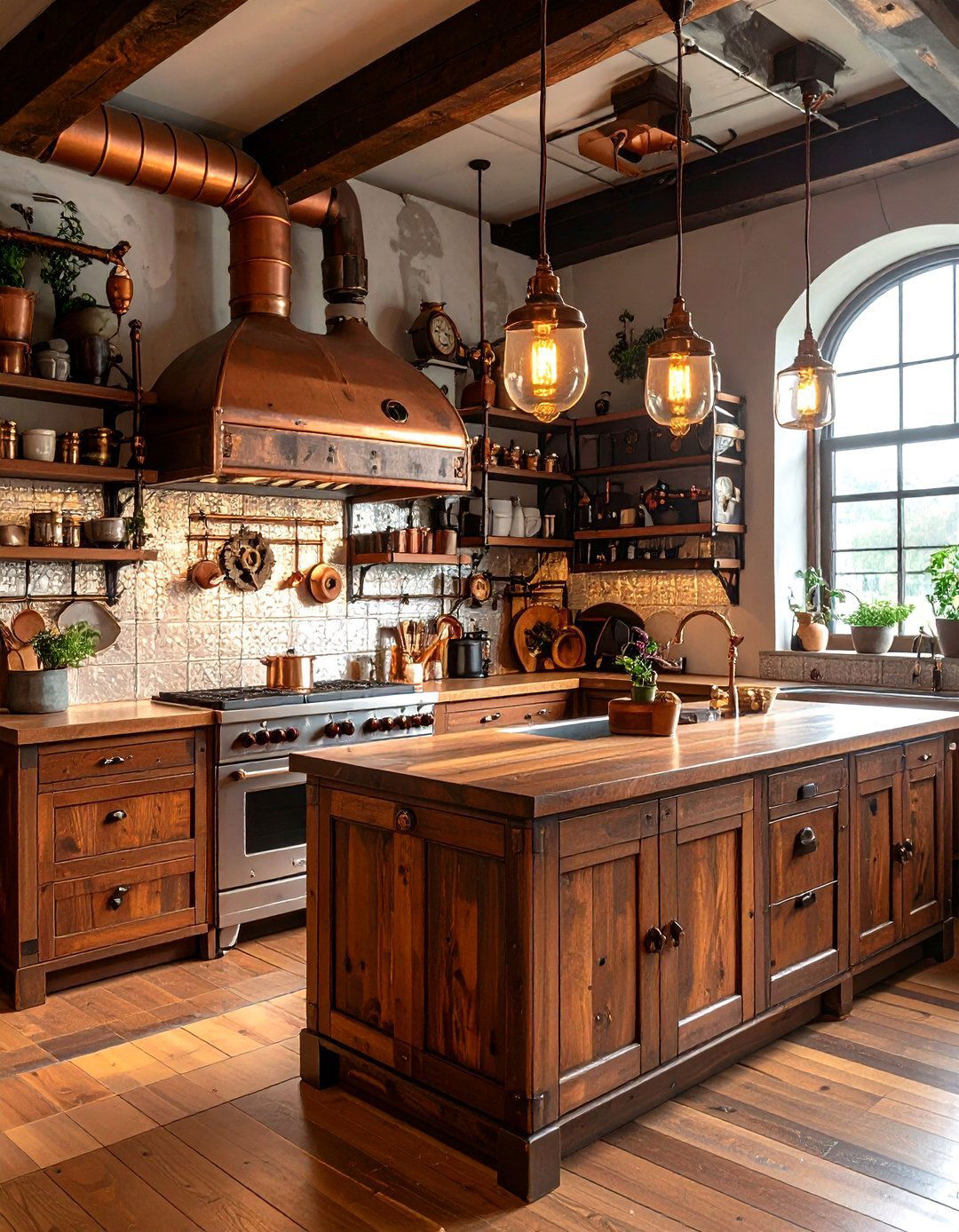 A Steampunk Inspired Kitchen - 30 kitchen update ideas