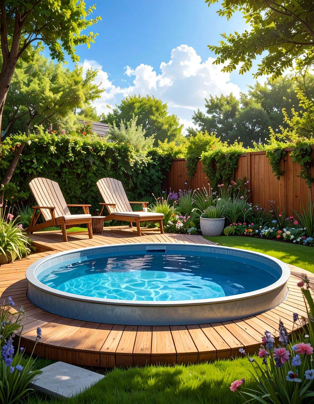 A Stock Tank Plunge Pool - 30 outdoor oasis ideas