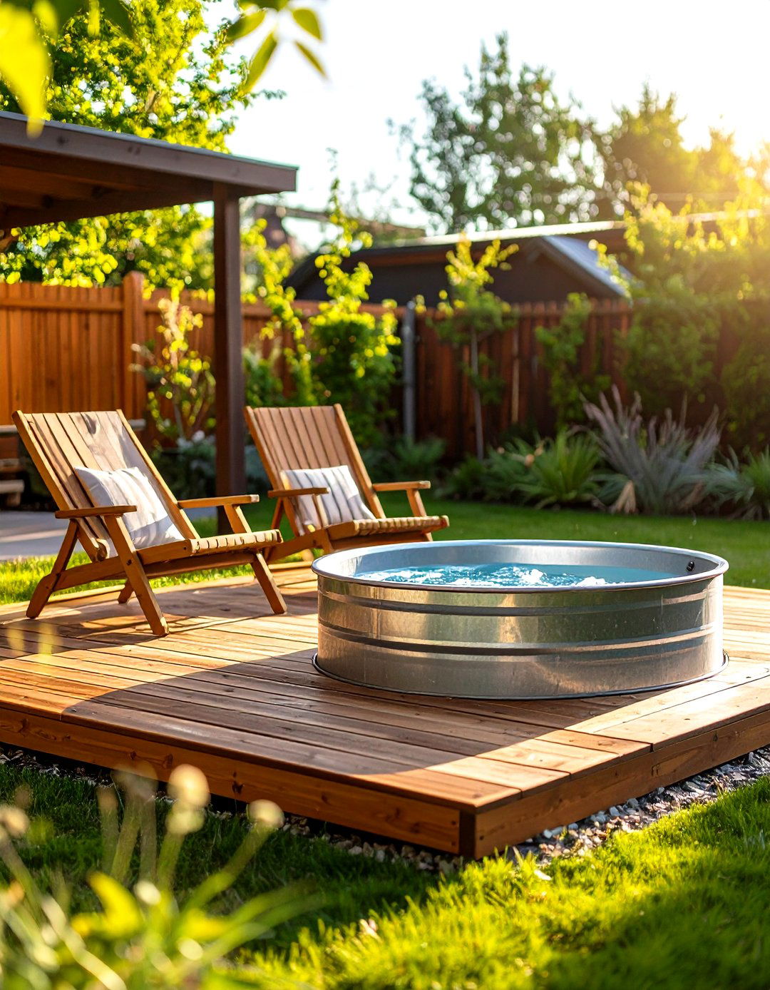 A Stock Tank Plunge Pool - 30 outdoor space ideas