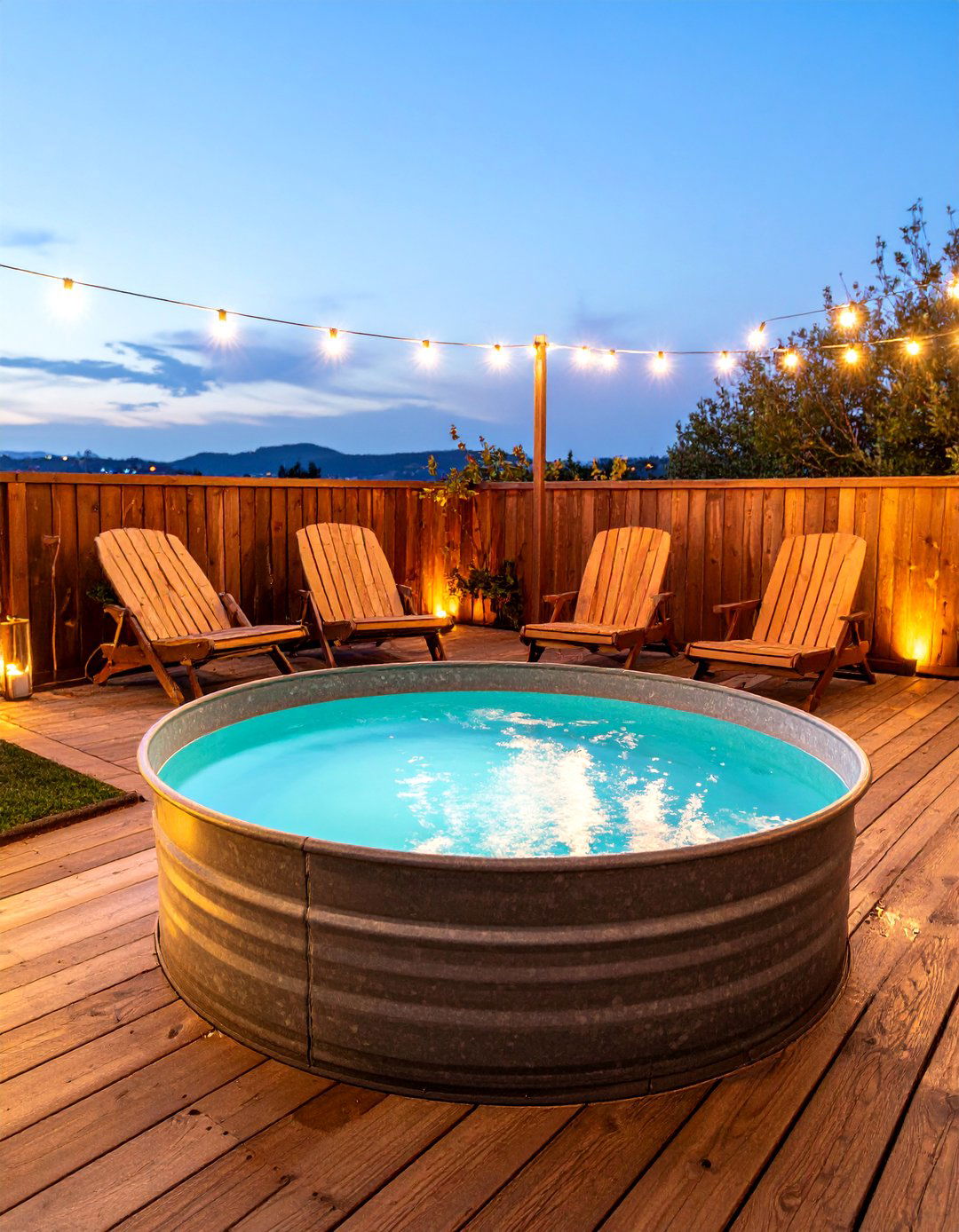 A Stock Tank Pool Oasis - 30 backyard ideas on a budget