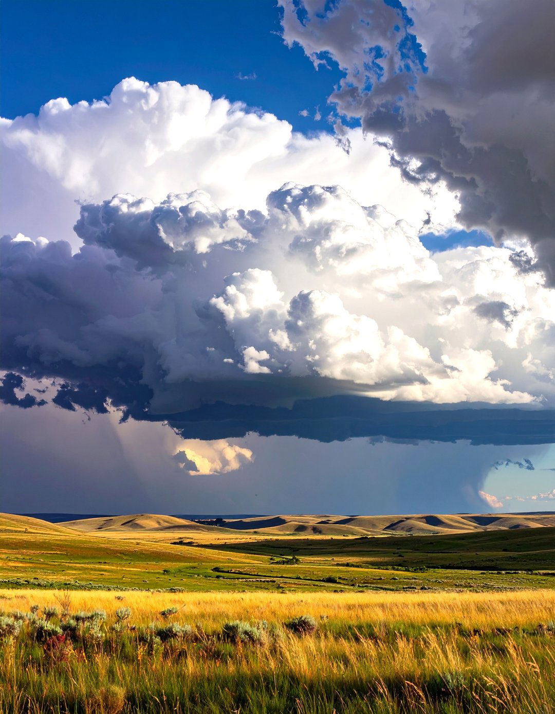 A Stormy Sky Over Open Plains - 30 landscape painting ideas