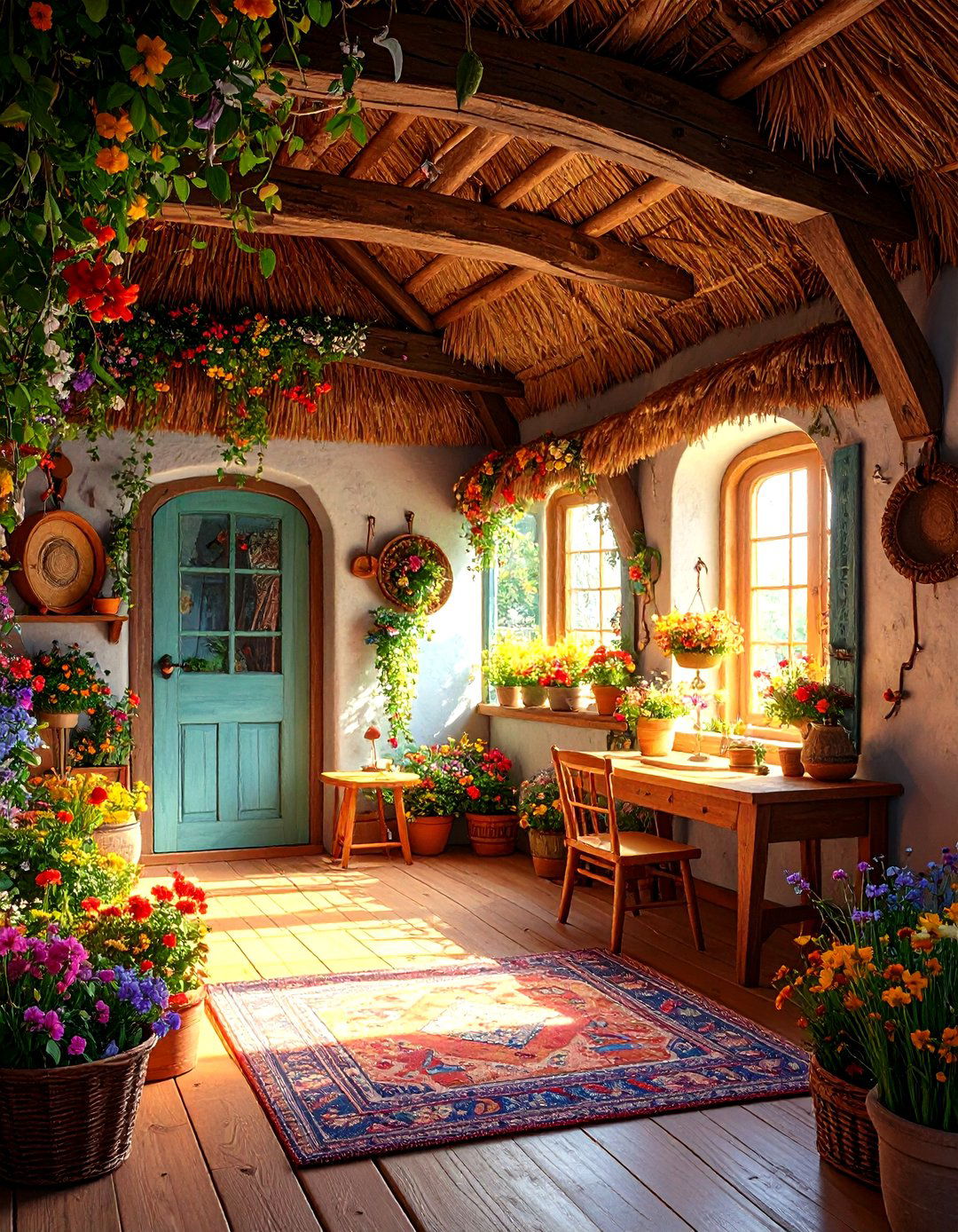 A Storybook Thatched Roof Cottage - 30 little john home design ideas