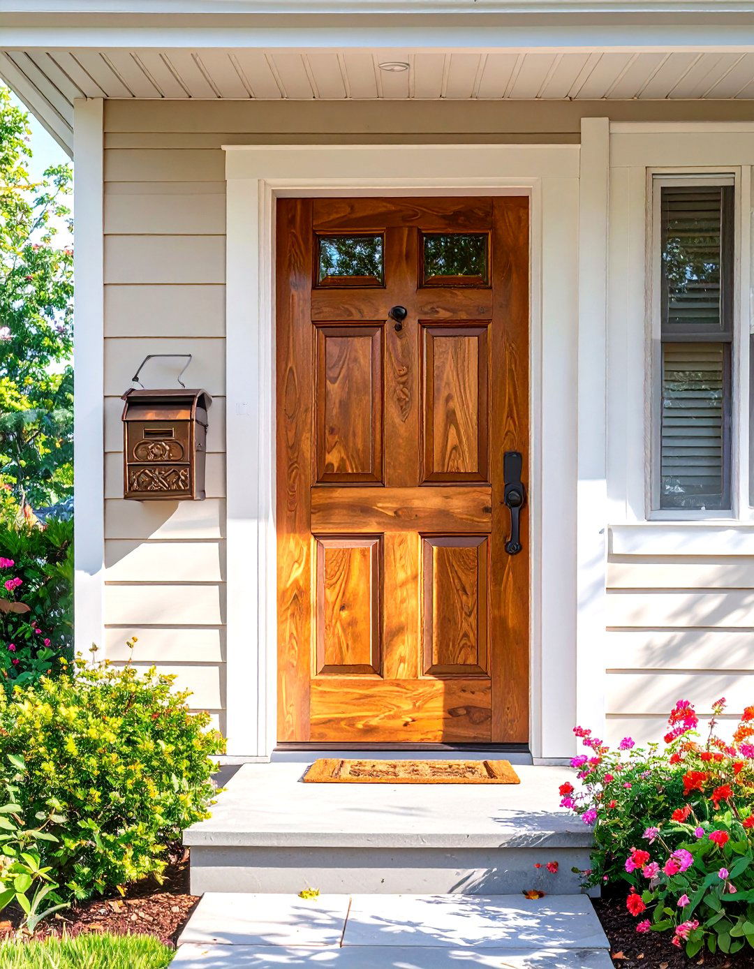A Stylish Mailbox - 30 very small front porch decorating ideas