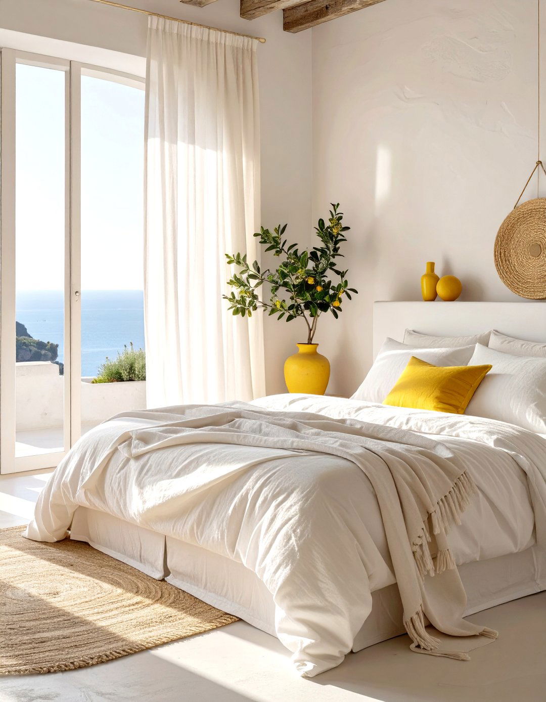 A Sun Bleached Amalfi Coast Bedroom - 30 mediterranean interior design ideas