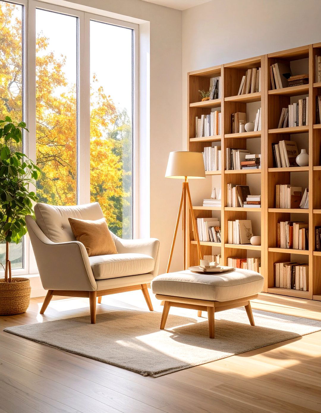 A Sun Drenched Reading Nook - 30 living room corner ideas