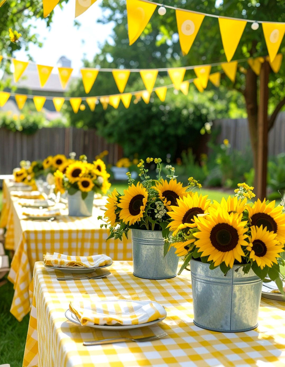 A Sunflower Soaked Afternoon - 30 outdoor baby shower ideas