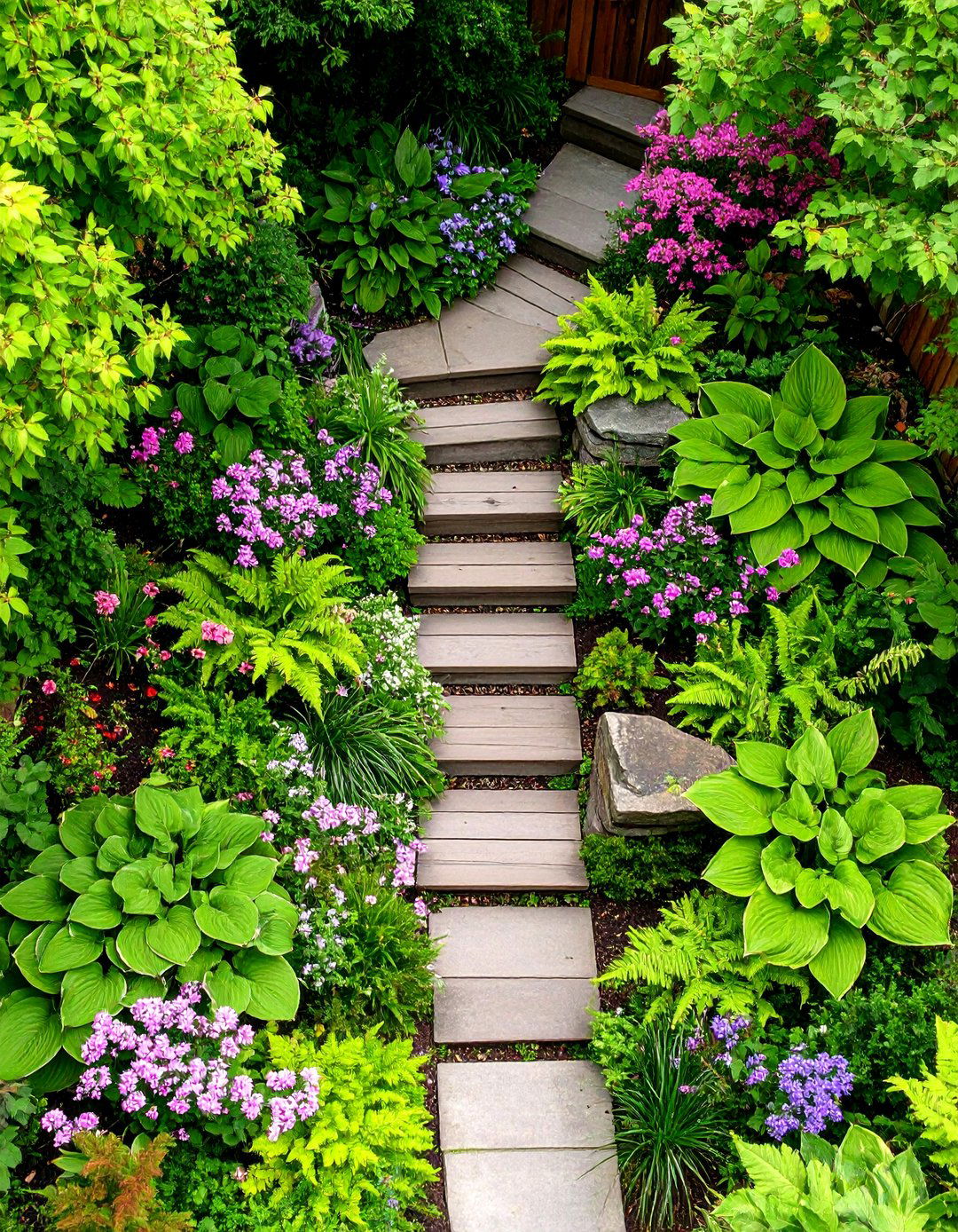 A Sunken Garden Bed Design - 30 front yard flower bed landscaping ideas