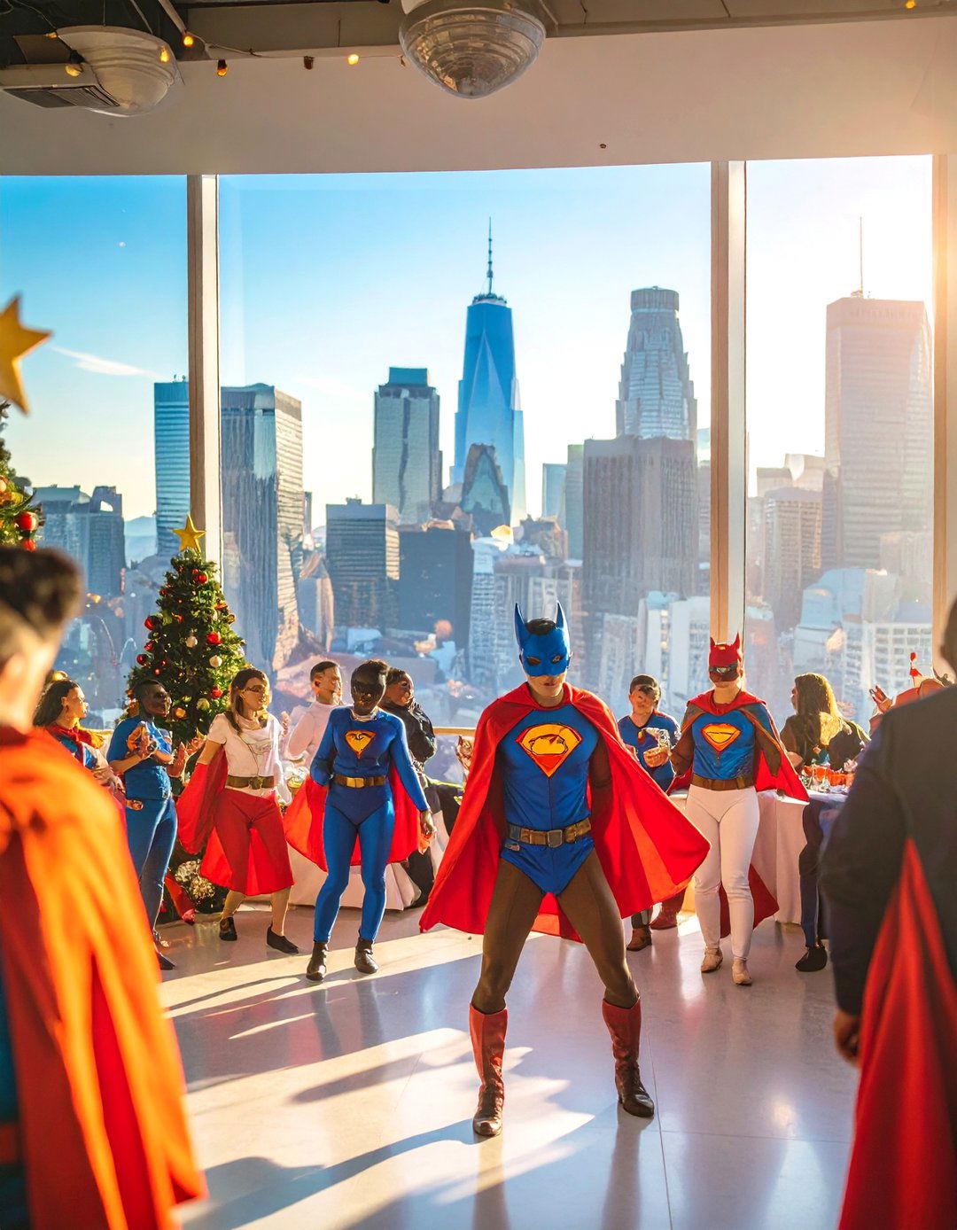 A Superhero Holiday Mission - 30 office holiday party ideas