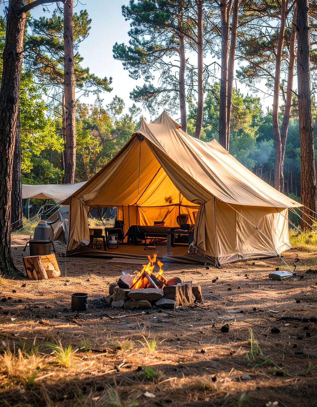A Survivalist Skills Camp - 30 backyard camping ideas