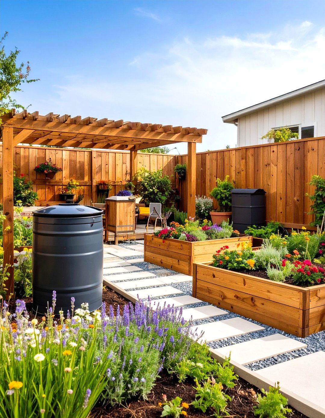 A Sustainable Eco Garden - 30 garden decor ideas