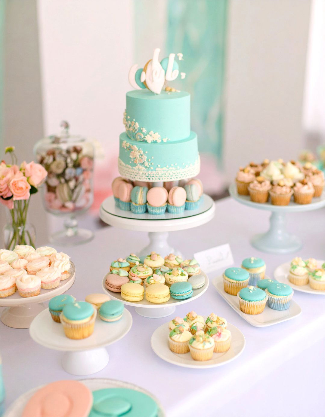 A Sweet Cravings Dessert Table - 30 food ideas for baby shower