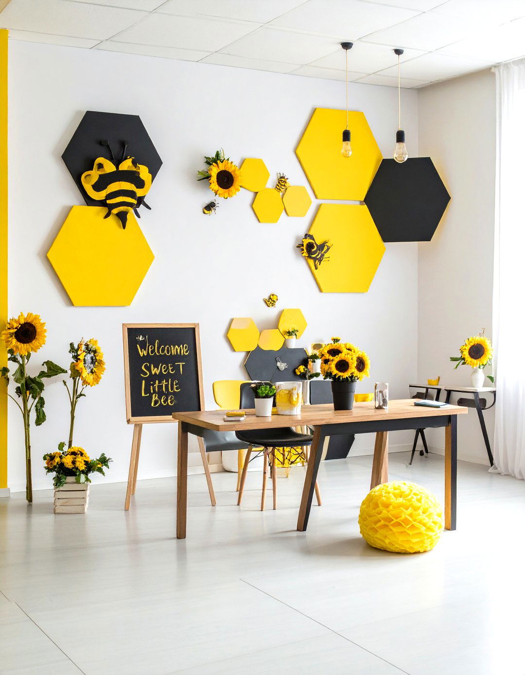 A Sweet Little Bee Office Shower - 30 office baby shower ideas