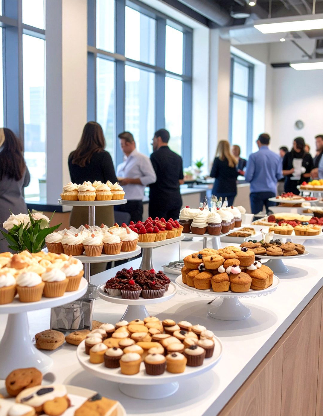A Sweet Treat Dessert Bar - 30 work baby shower ideas