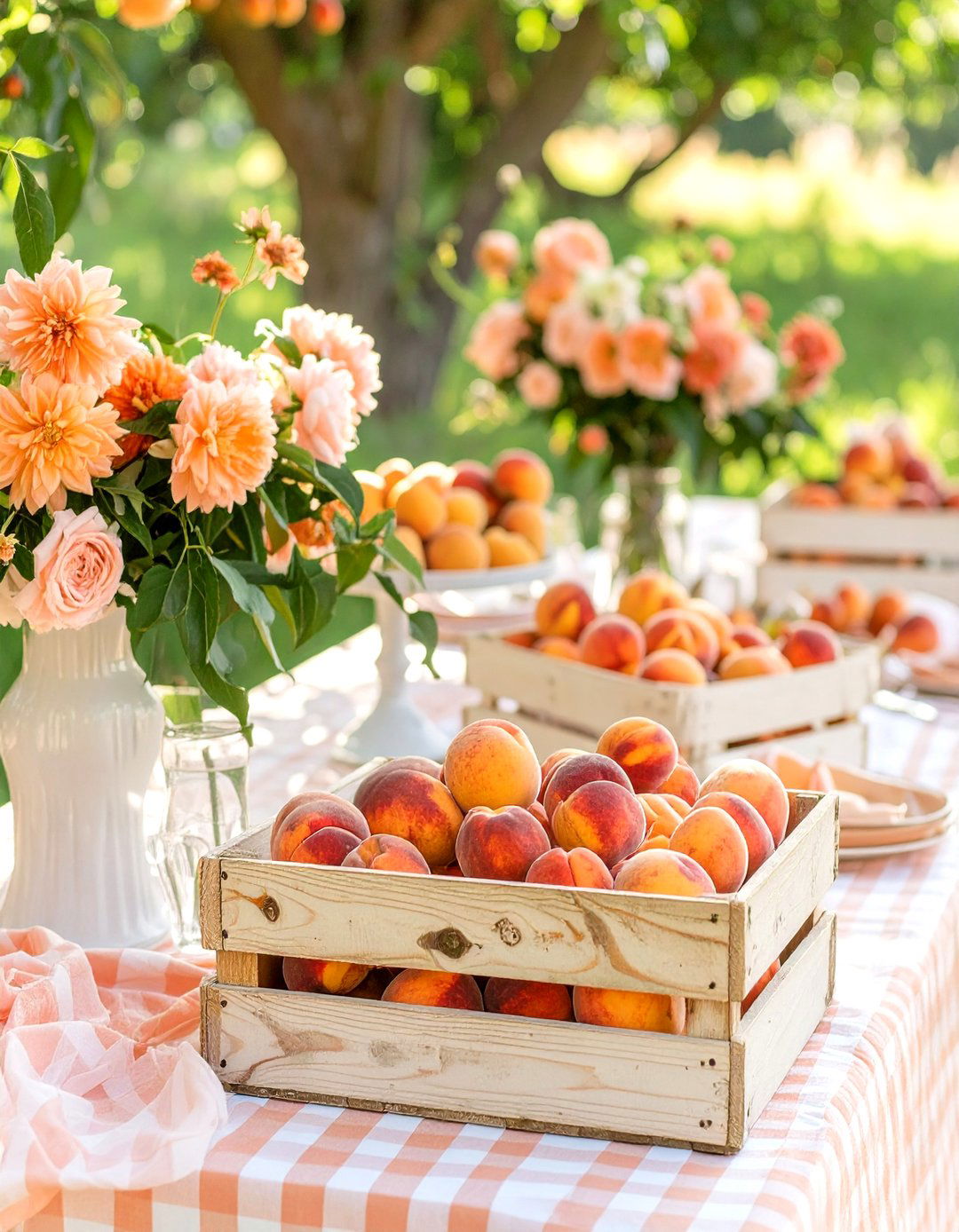 A Sweet as a Peach Shower - 30 baby shower ideas for girls