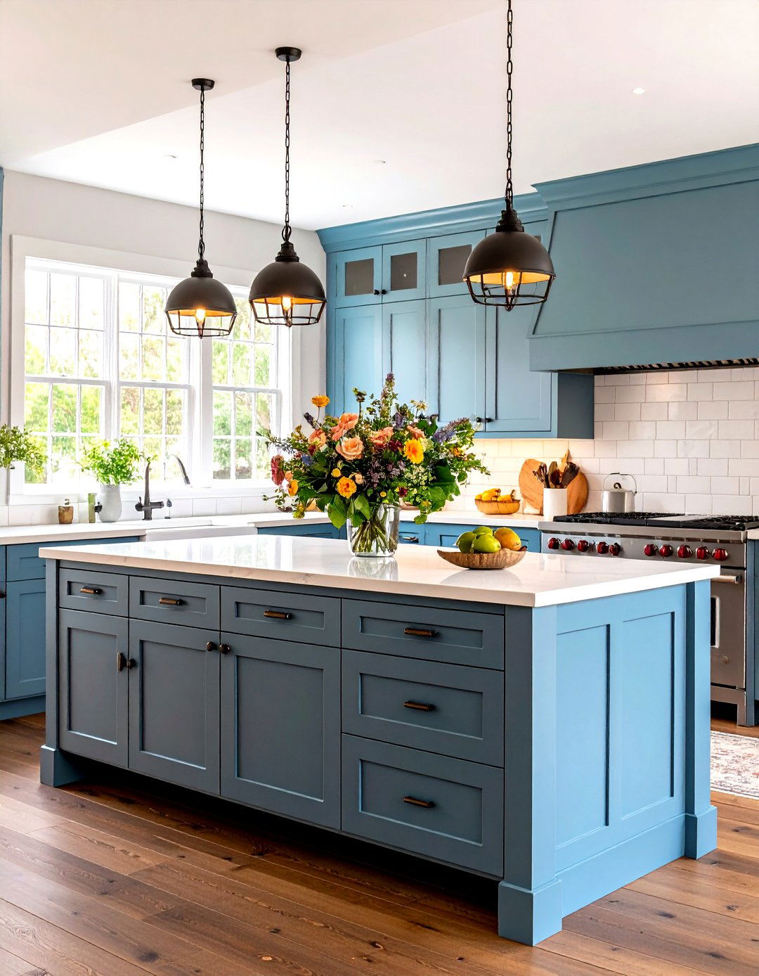 A Symmetrical Balance Kitchen Island - 30 kitchen island decor ideas