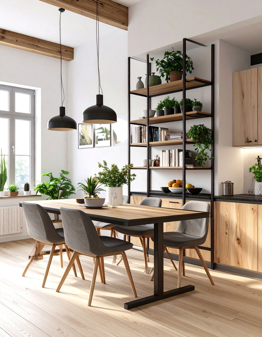 A Tall Narrow tagere - 30 dining room storage ideas