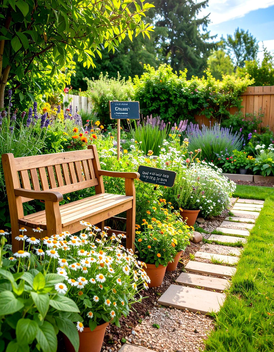A Tea Lovers Herb Garden - 30 layout herb garden design ideas