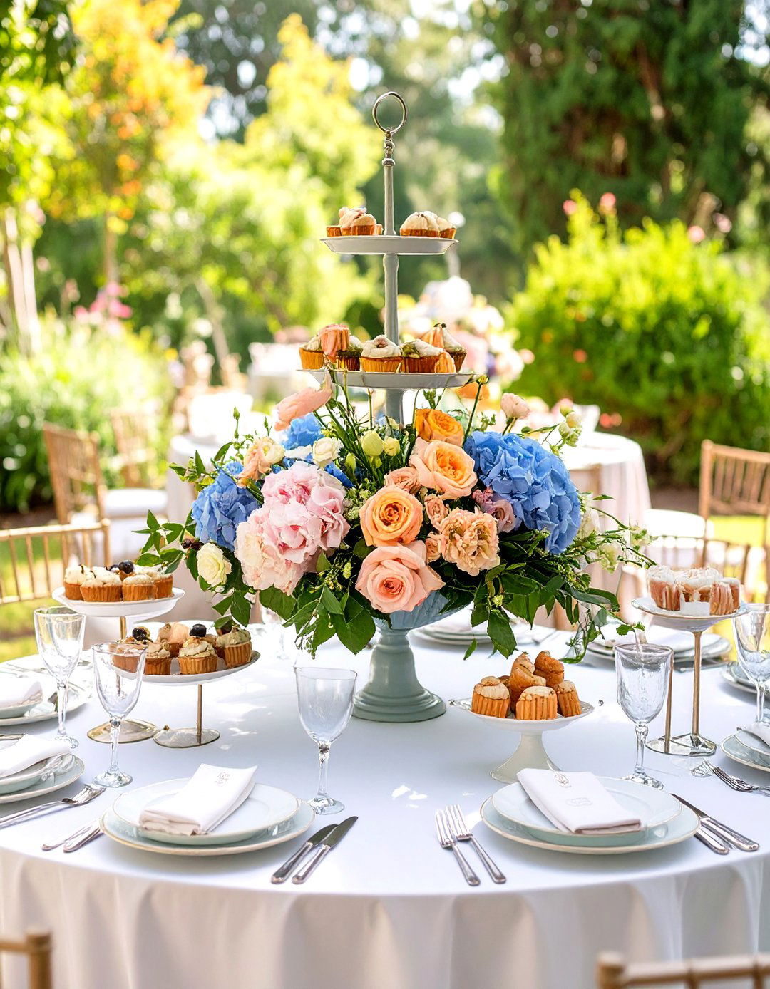 A Tea for Two Garden Party - 30 twin baby shower ideas
