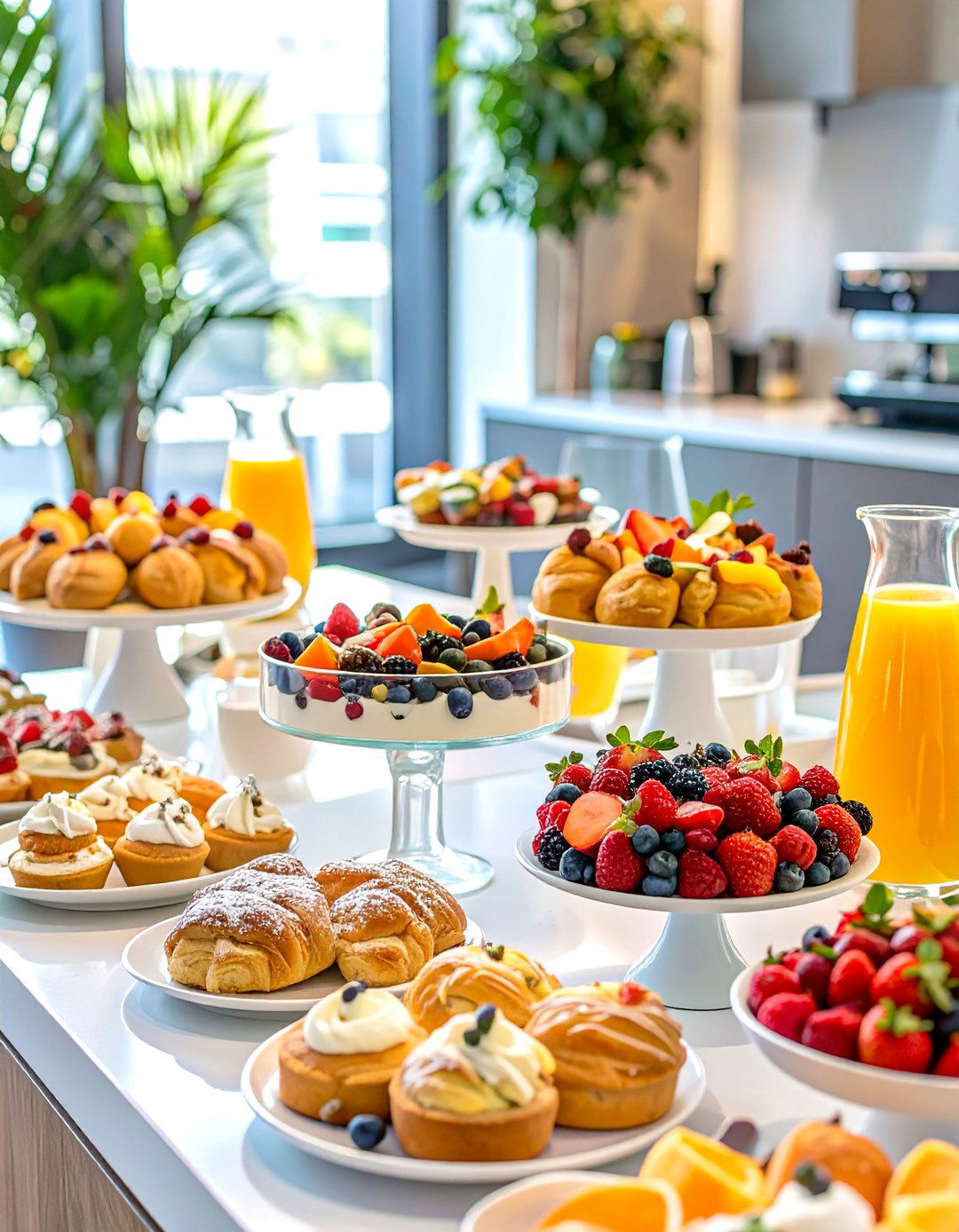A Team Breakfast Bar - 30 office birthday ideas