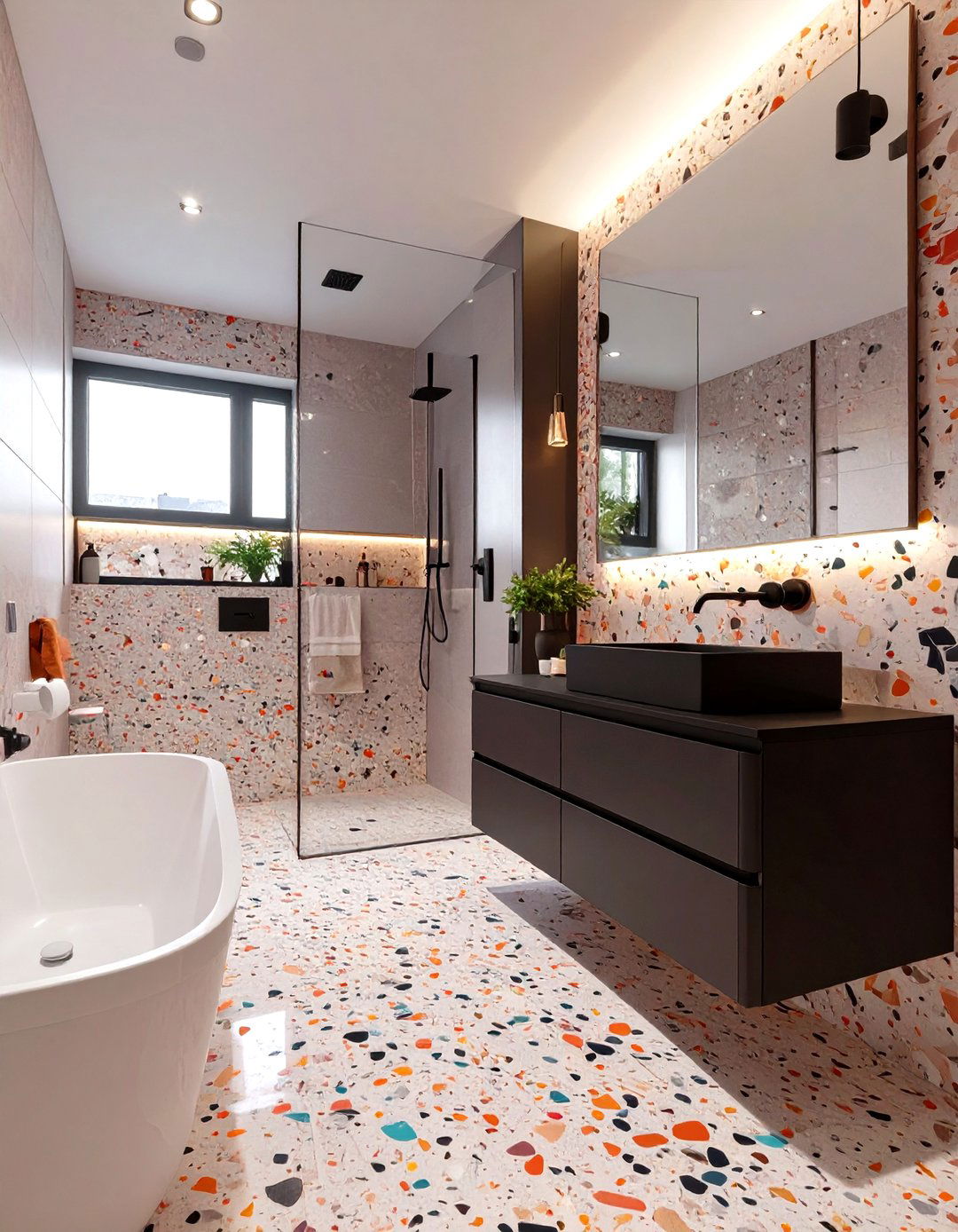 A Terrazzo Bathroom - 30 luxury bathroom ideas