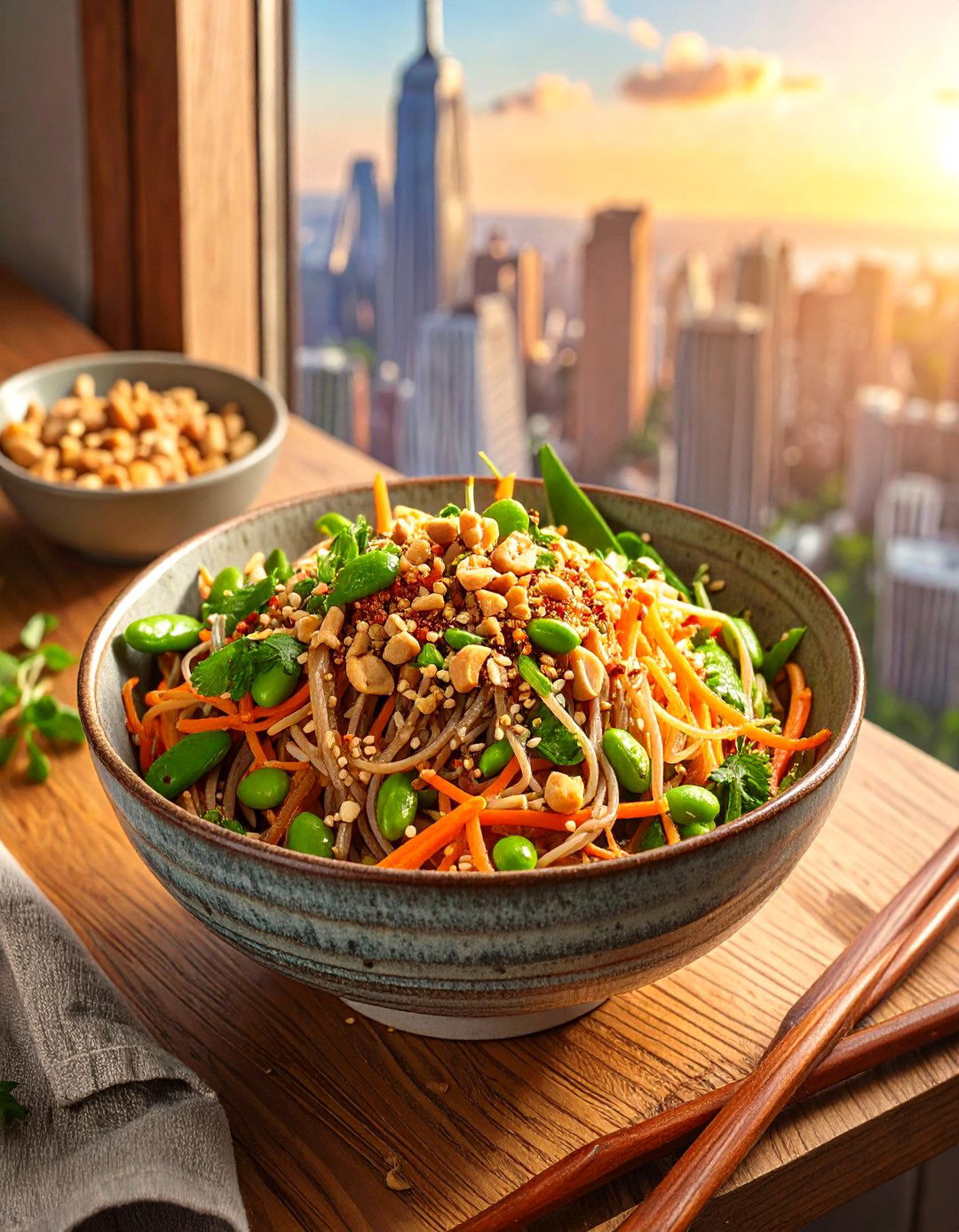 A Thai Peanut Noodle Salad - 30 office lunch ideas
