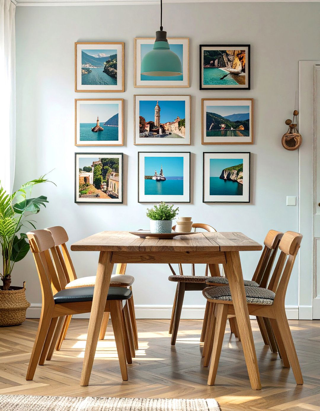 A Themed Art Collection - 30 dining room art ideas