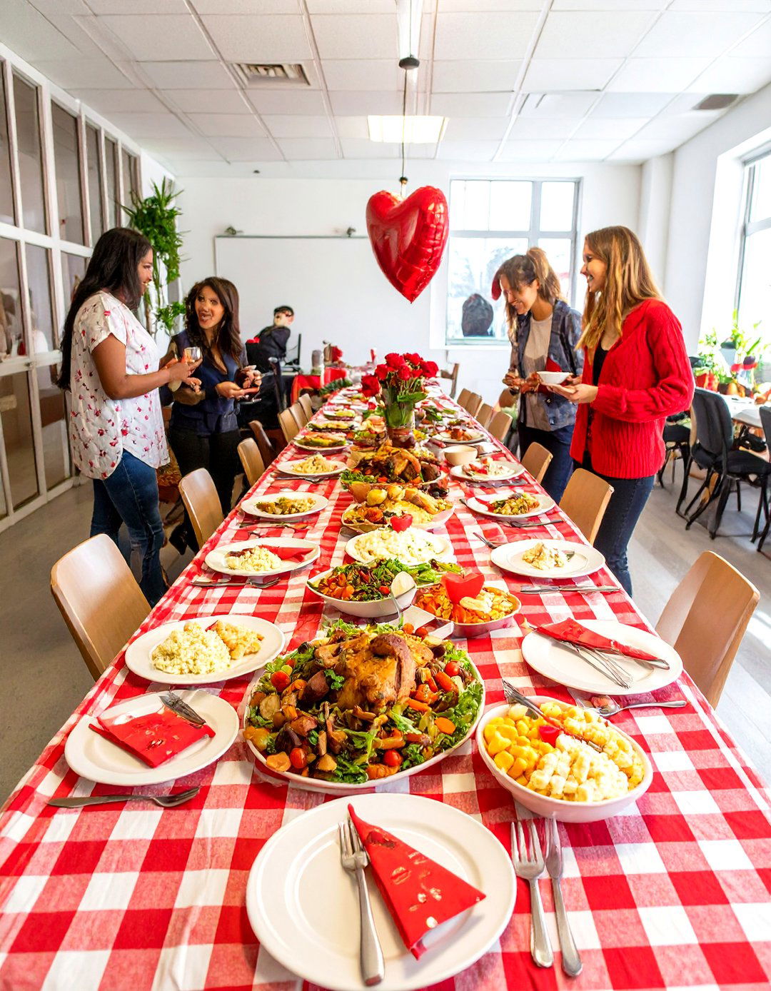 A Themed Potluck Lunch - 30 office valentines day ideas