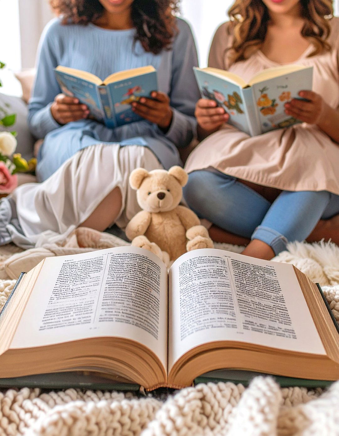 A Themed Storybook Reading Circle - 30 virtual baby shower ideas