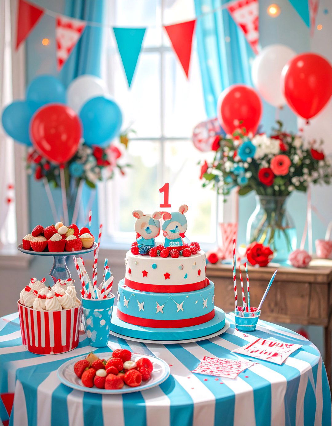 A Thing and Thing Shower - 30 twin baby shower ideas