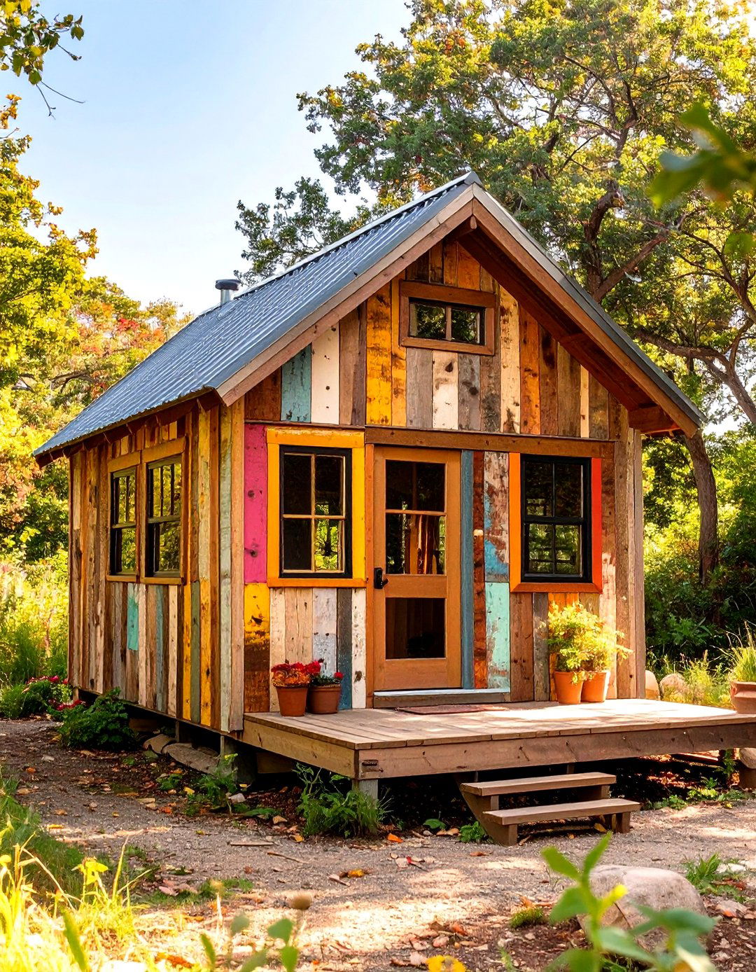 A Tiny Home Built from Reclaimed Materials - 30 tiny home design ideas