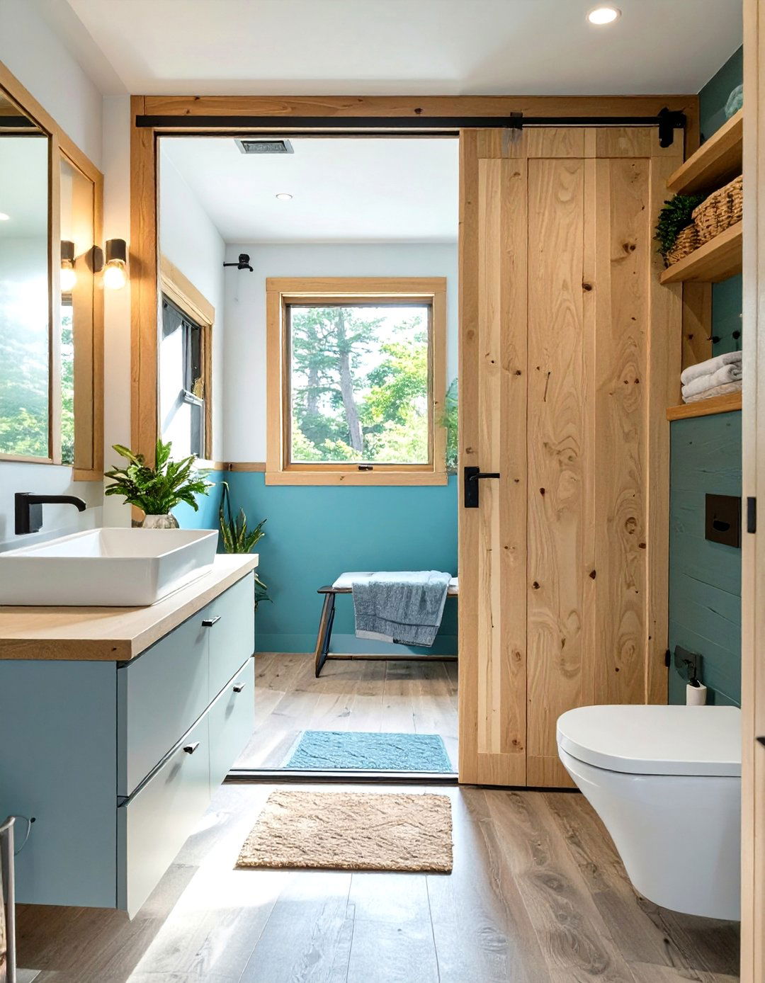 A Tiny Home with Pocket Doors - 30 tiny home design ideas