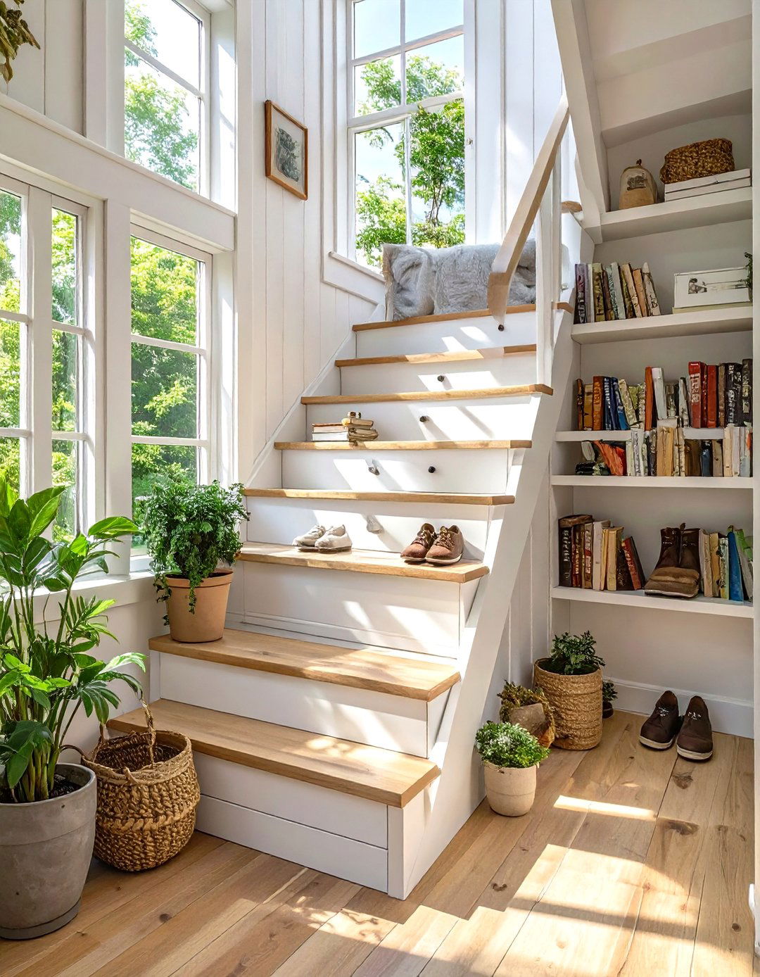 A Tiny Home with Smart Storage Stairs - 30 tiny home design ideas