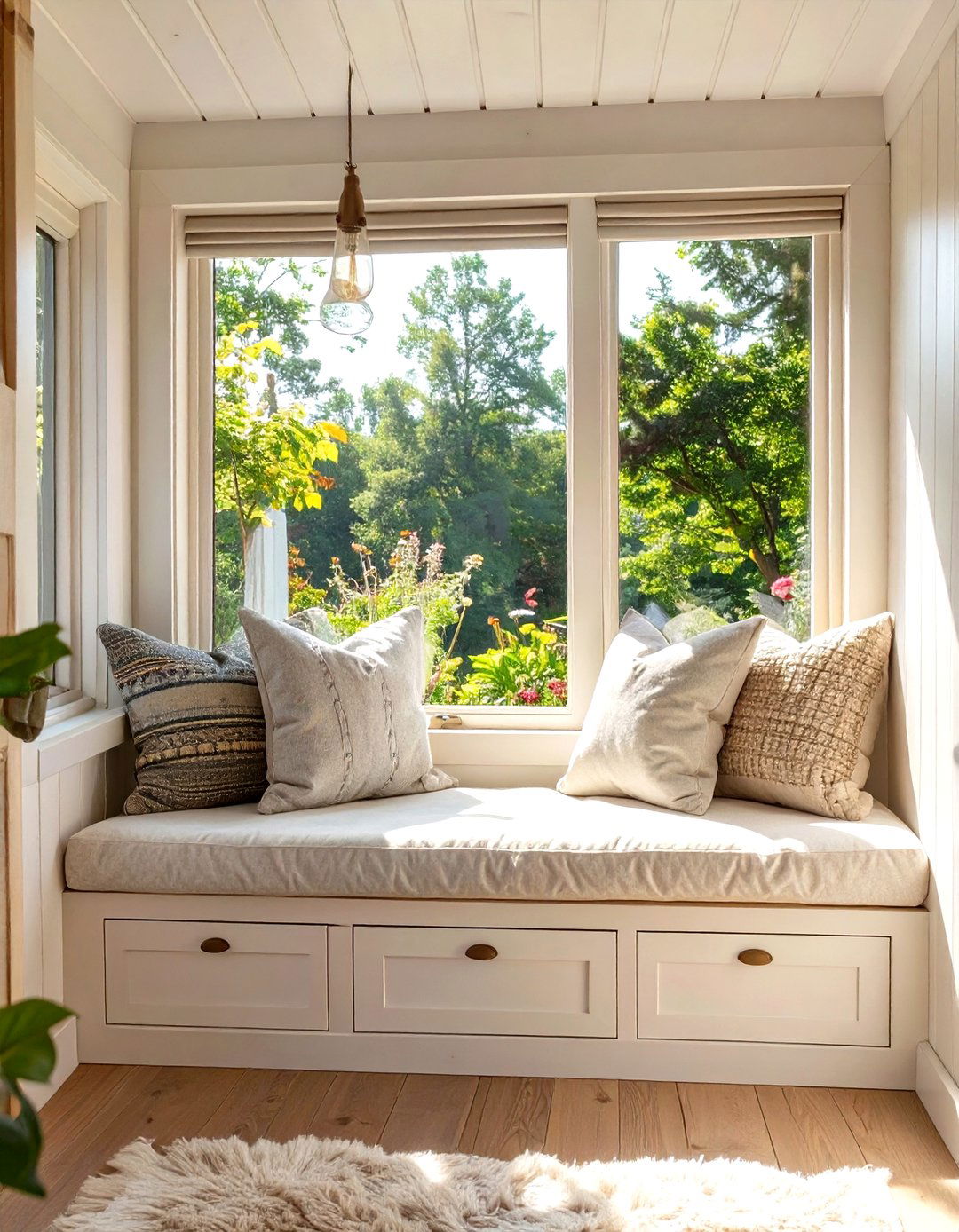 A Tiny Home with a Window Seat - 30 tiny home design ideas
