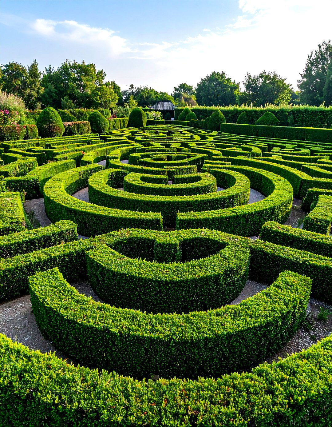 A Traditional Knot Garden with Herbs - 30 flower garden designs