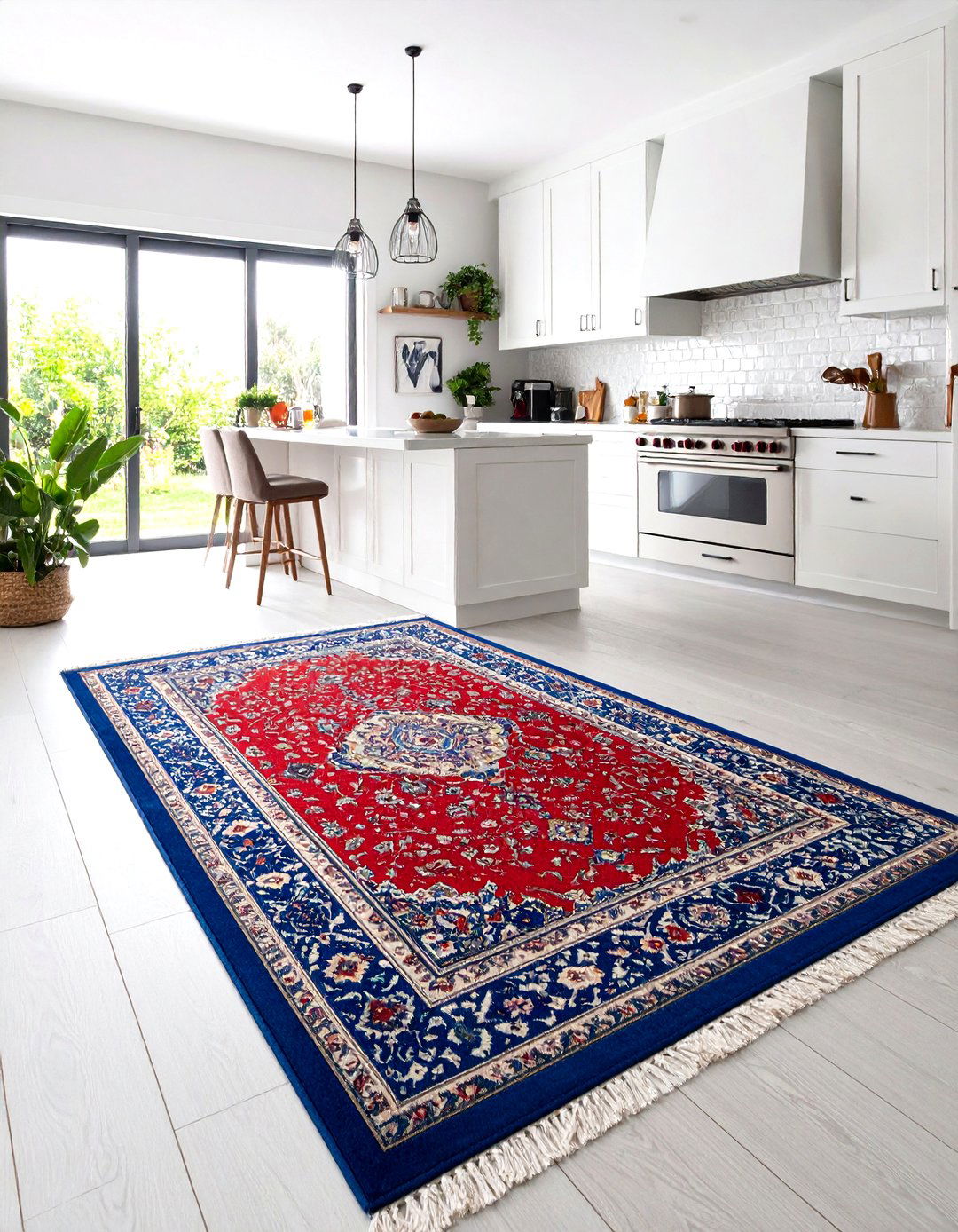 A Traditional Persian Kitchen Rug - 30 kitchen rug ideas