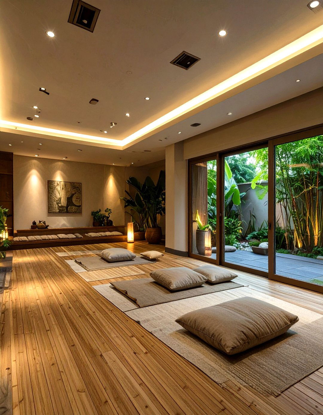 A Tranquil Zen Yoga Studio - 30 basement finishing ideas