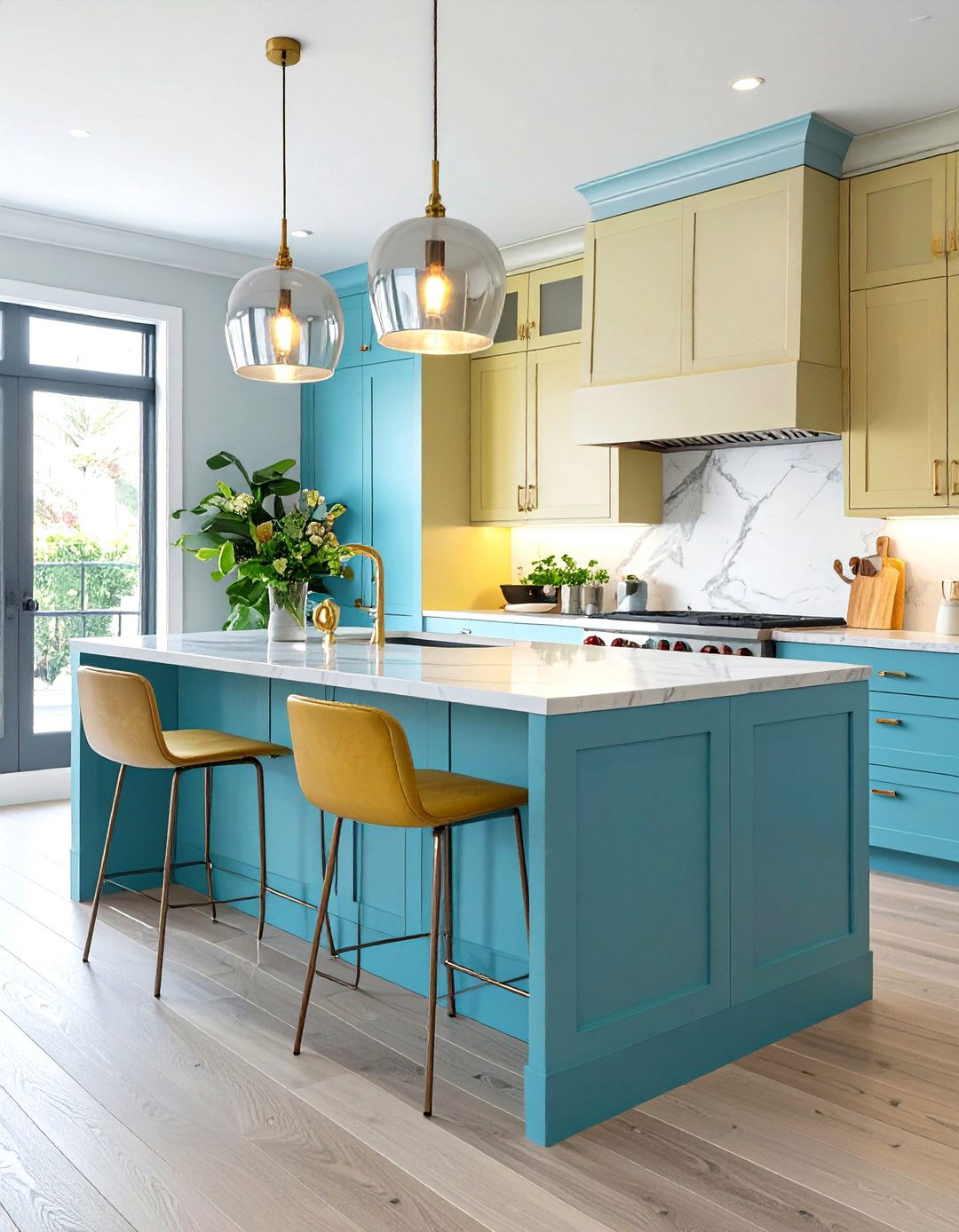 A Transitional Eclectic Kitchen - 30 modern eclectic interior design ideas