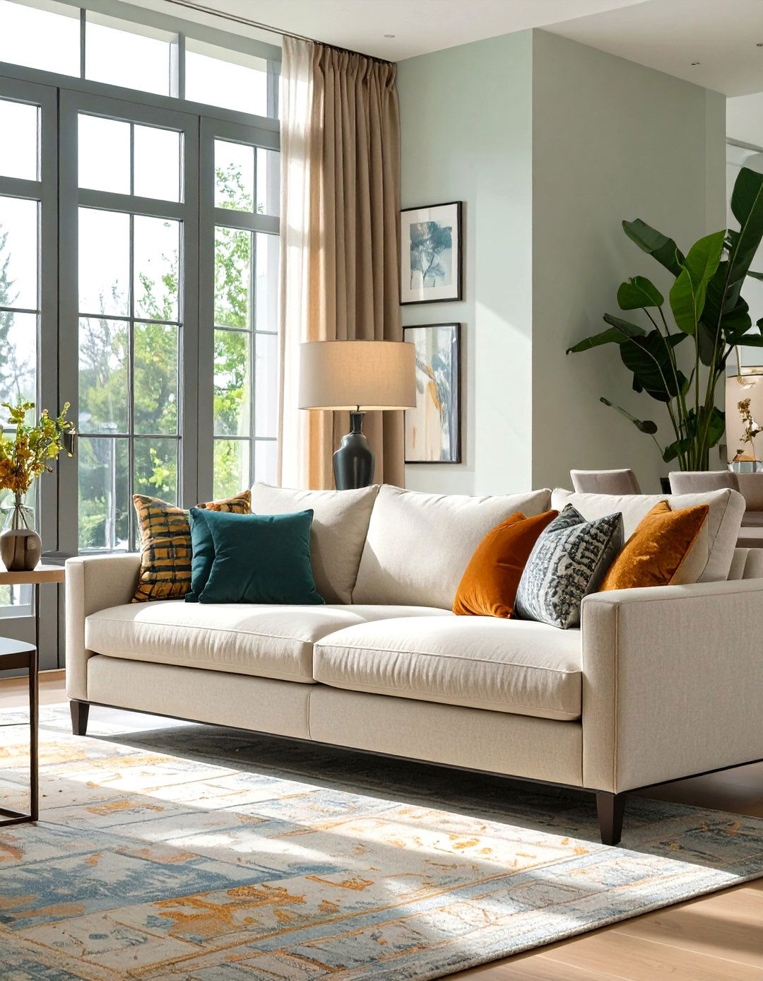 A Transitional Style Den - 30 den room ideas