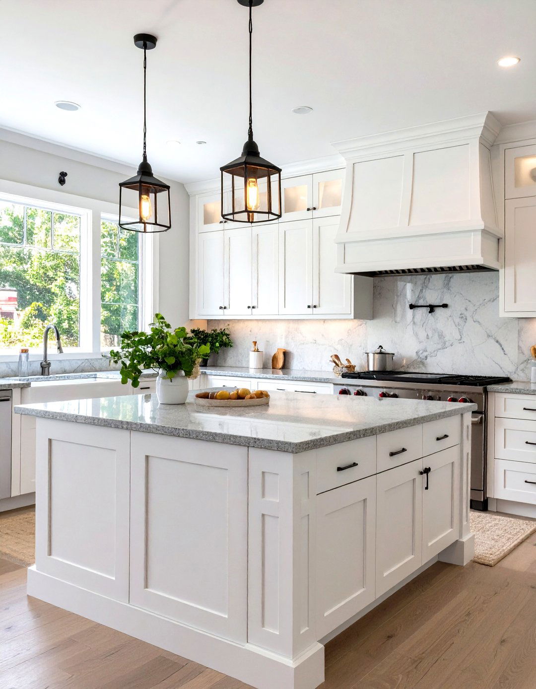 A Transitional Style Kitchen - 30 design a kitchen ideas