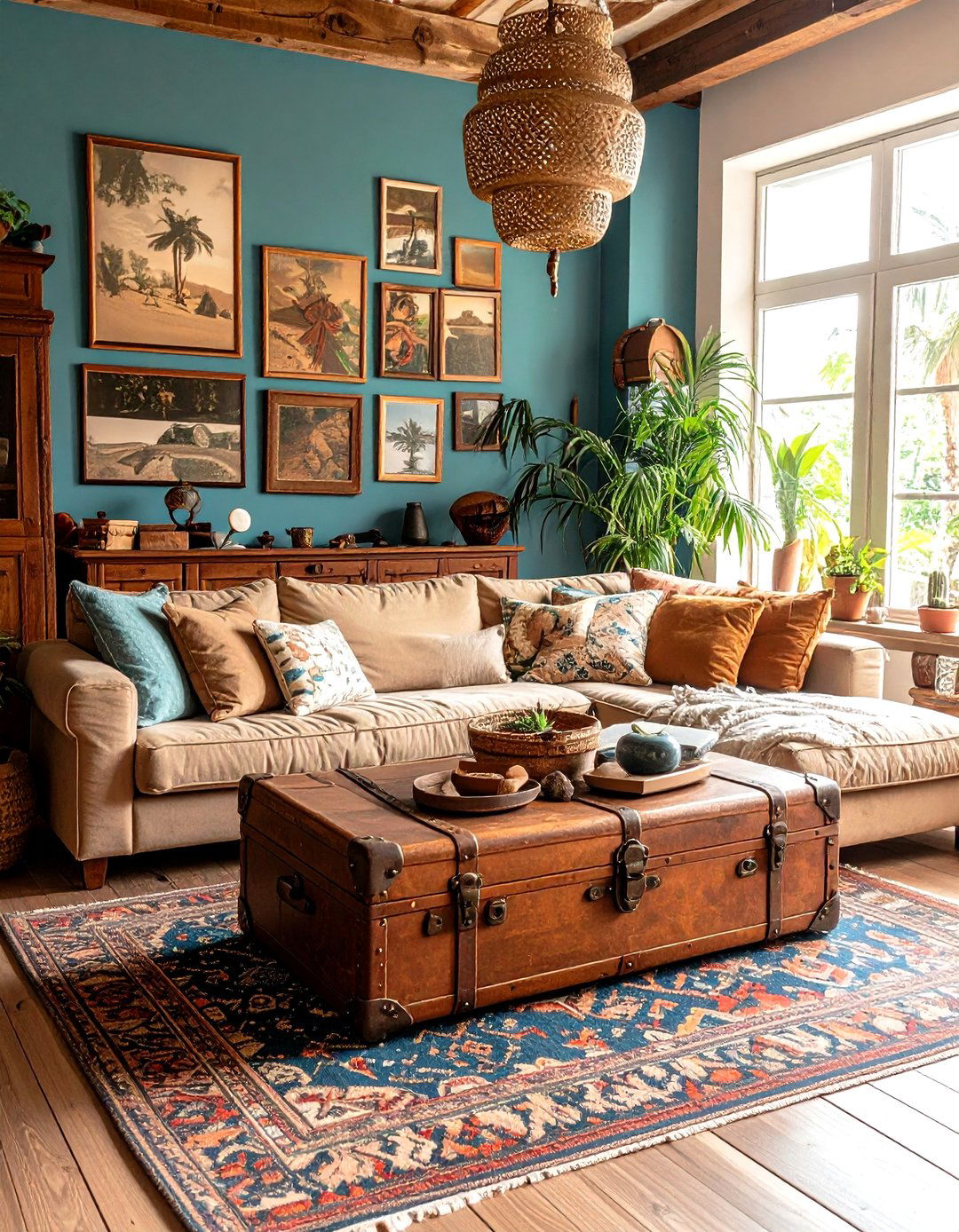A Travel Themed Collectors Living Room - 30 l shaped living room ideas
