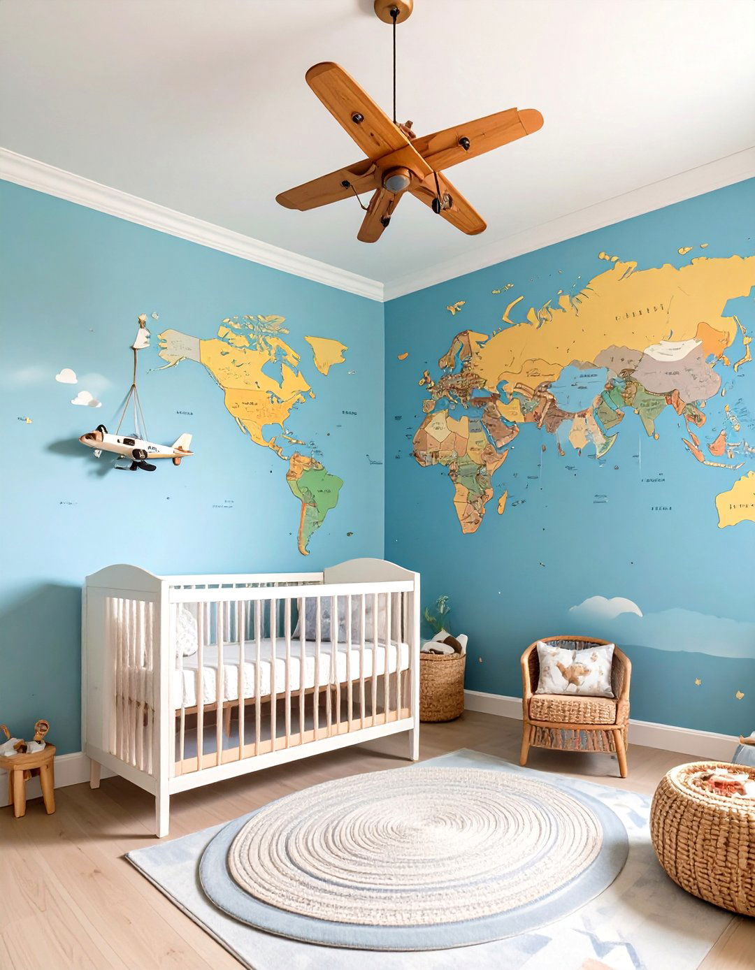 A Travel and Adventure Nursery - 30 nursery theme ideas