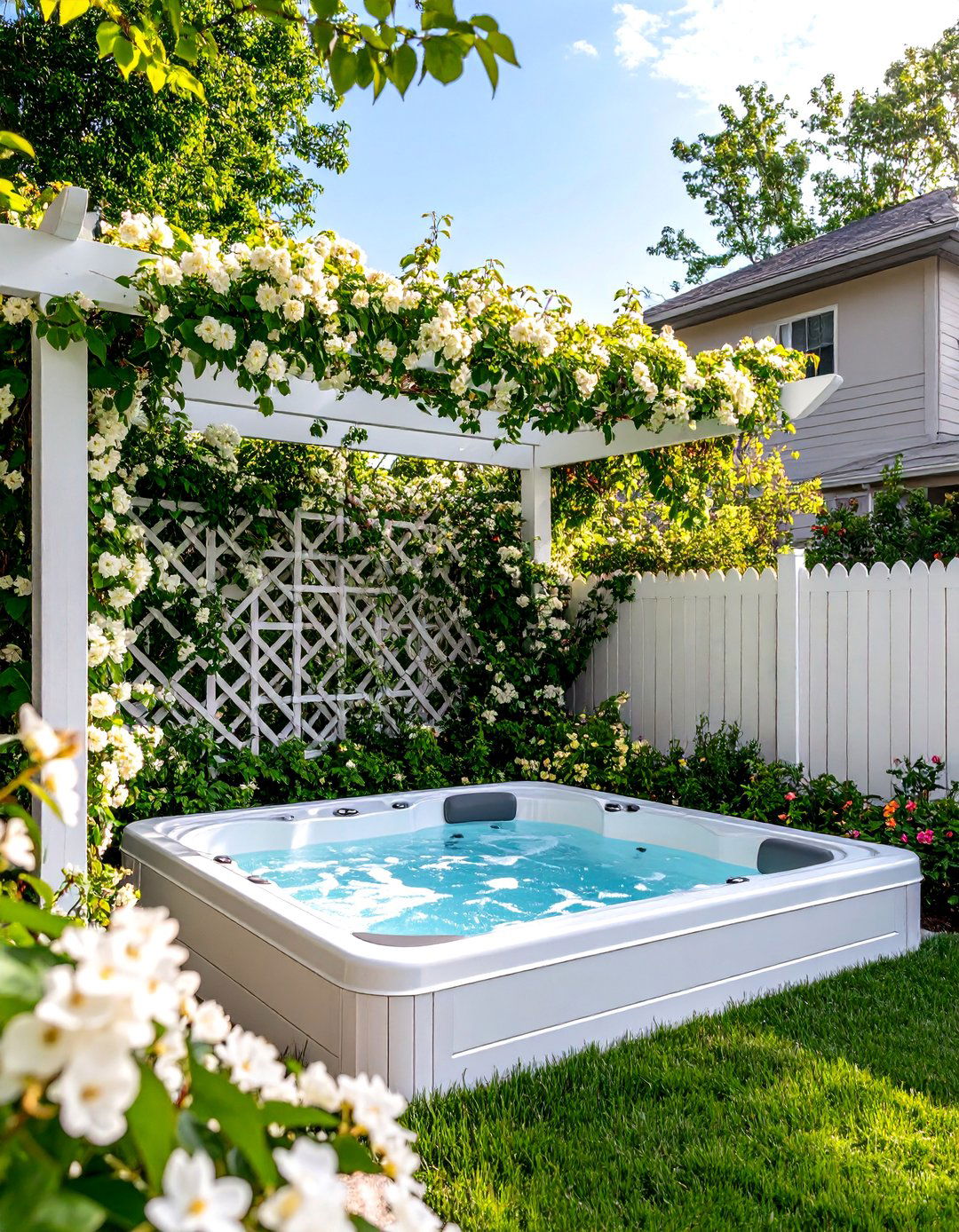 30 Backyard Hot Tub Privacy Ideas for Secluded Relaxation