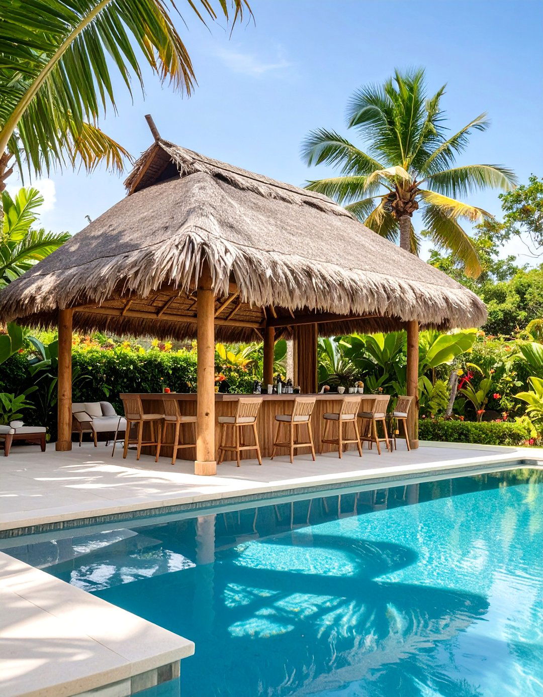 A Tropical Palapa Hut Retreat - 30 backyard shade ideas