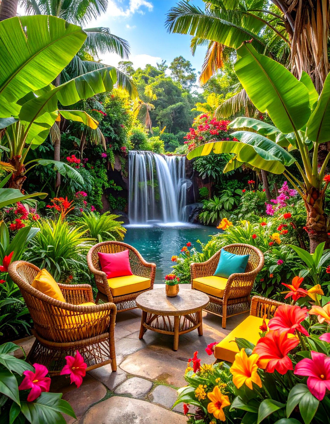 A Tropical Paradise Garden - 30 garden ideas for backyard