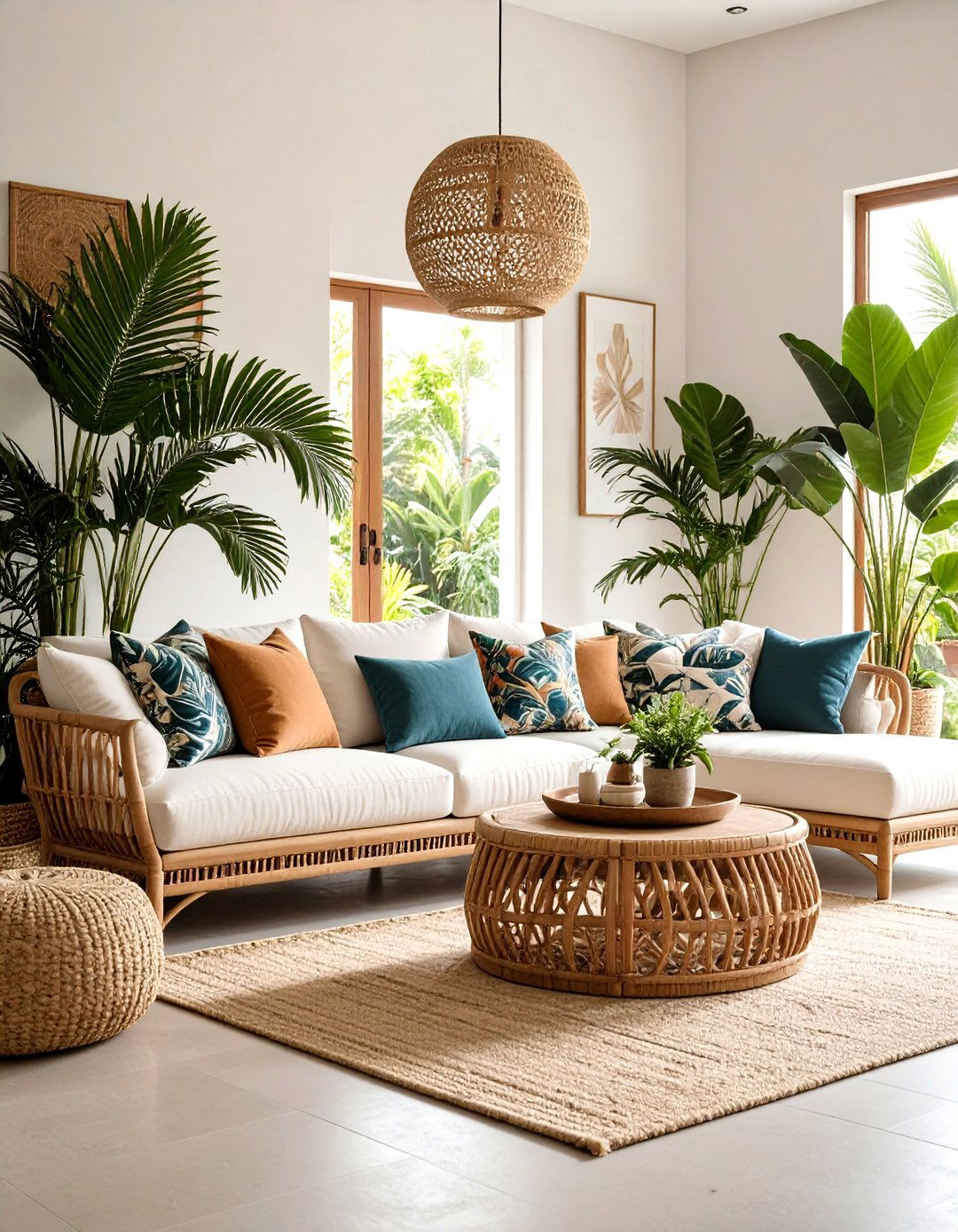 A Tropical Paradise Living Room - 30 design my living room ideas
