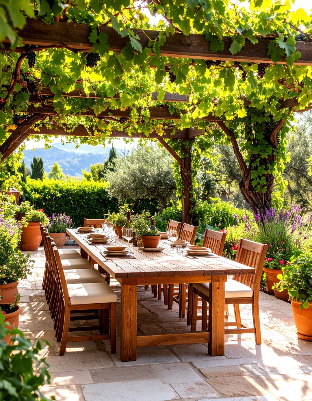 A Tuscan Inspired Vineyard Backyard - 30 backyard decorating ideas