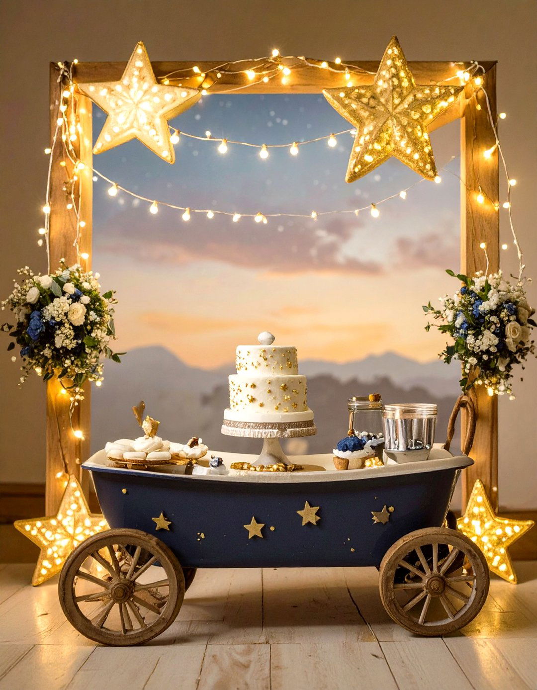 A Twinkle Twinkle Little Star Shower - 30 small baby shower ideas