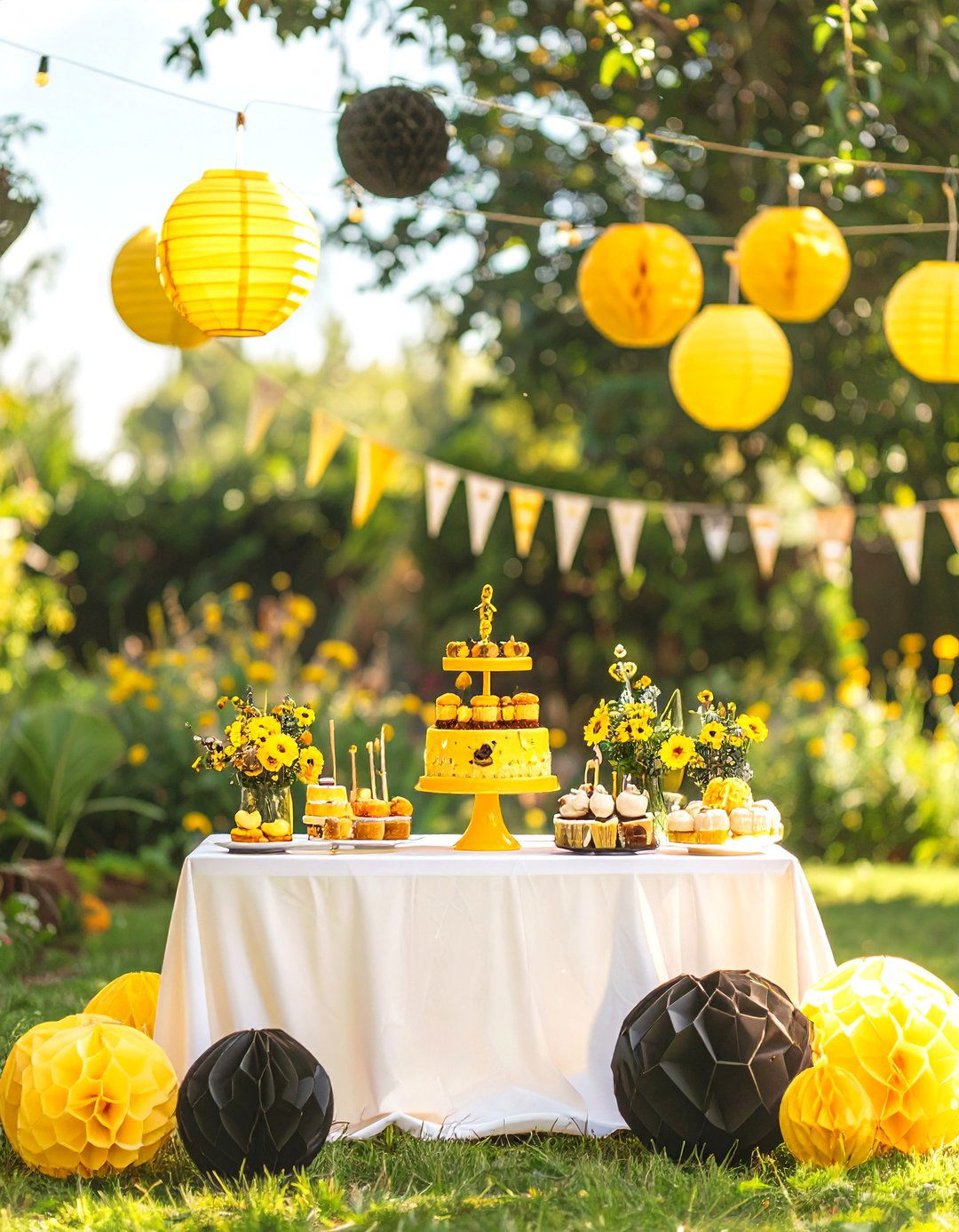 A Two Little Honey Bees Shower - 30 twin baby shower ideas